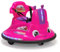 LeFluffy Toddlers Bumper Car, 12v Baby Electric Ride On Snail Shape Toy with Remote Control/Children DIY Funny Stickers/360 Degree Spin for Kids of Ages 1.5-9 (Rose Red)