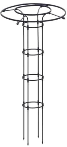 Treillis de jardin vertical pour plantes grimpantes, tour de glycine antirouille avec support de fleurs, support de concombre (210 cm)