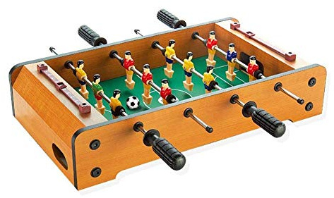 Tischfußballtisch, Spieltisch, Multi-Spieltisch, Kombi-Spieltisch mit Fußball, Billard, Slide Hockey, Tischfußballtisch aus Holz, perfekt für Spielzimmer,