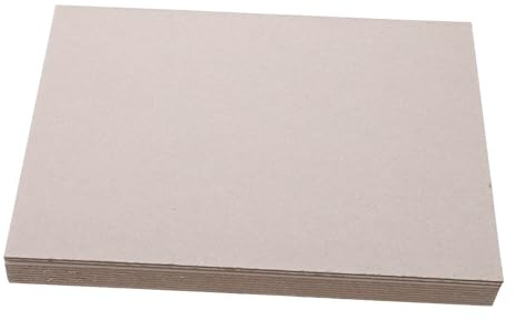 VILLCASE 10pcs Gray Cardboard DIY Painting Thicken Paperboard for Boys and Girls Craft for Model Making Greeting Cards Making Accessories and Boys and Girls Drawing Writing Boards