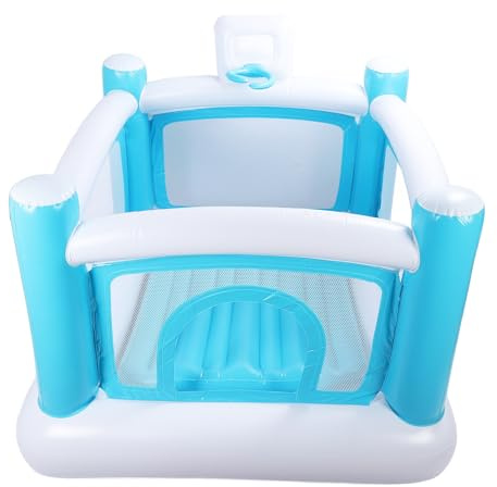 RiToEasysports Casa de Rebote, Castillos Inflables de PVC con Colchón Extraíble y Paredes de Malla Transpirable para Niños, Fiestas en Interiores y Exteriores