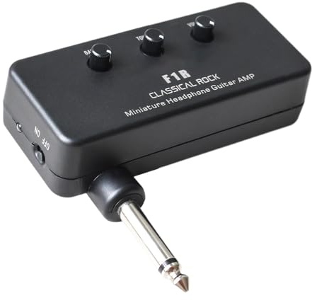 Amp Chitarra Alimentato a Batteria Elettrica | Amplificatore per Pratica Chitarra Per Casa Viaggio Palco Registrazione Performance Esterno Principianti E Adulti