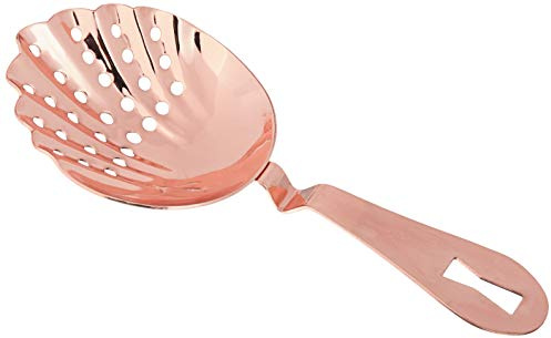 Barfly Barfly Premium Scalloped Julep Strainer, Stainless Steel, Copper
