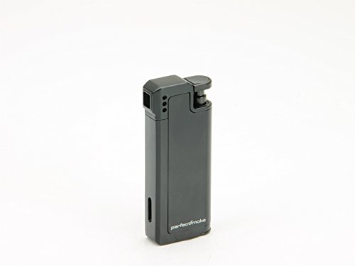 PerfectSmoke accendino per sigari nero con pigino integrato, fiamma di diffusione.