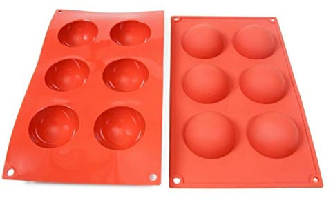 sweetART Germany Silikonform Halbkugel gross Ø 6 cm