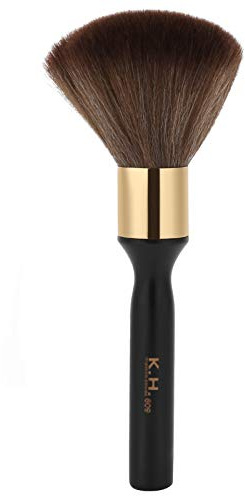 Brosse de plumeau de cou, plumeau de cou largement utilisé pour le salon de coiffure pour le salon de coiffure pour le ménage(le noir)