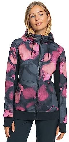 Roxy Frost Printed - Technical Fleece for Women - Funktions-Fleece - Frauen - Schwarz.