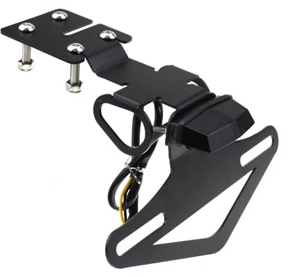 Motorrad Kennzeichenhalter Rahmen Motorrad-Kennzeichenhalter Kennzeichenhalter Schwanz Ordentlich Für Yamaha R6 Für YZF-R6 2017 2018 2019 Lizenz Halterung Plate