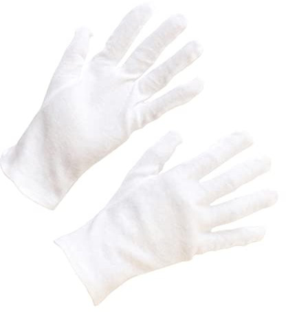 UKCOCO 12 Paare Baumwollhandschuhe Für Schmuck Schutzhandschuhe Xl Rutschfest Für Industrie Und Gartenarbeiten
