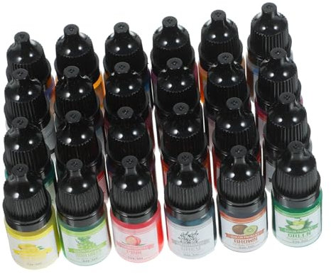 Tofficu Epoxidharz-farbstoffe Für Kerzen Diy-farbstoffe Kerzenpigment Konzentriertes Design Leicht Zu Verteilen Färben