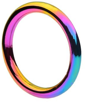 Cock Ring en métal Cockring pour des Erections Masculines de Longue Durée 4 Tailles Différentes et des Couleurs Eblouissantes des Anneau Peniens Sex Toys Cockringe Métal (50mm)