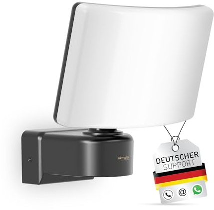 Oktaplex Cali LED Strahler Außen 3000K warmweiß 2940 Lumen IP65 | Außenleuchte, Außenbeleuchtung, 230V, anthrazit