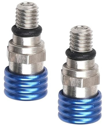 Motorrad Gabelentlüfter Für 400MXC 400RXC 400SC 400SX 400XCW M4x0,7 Motorrad-Vorderradgabel-Entlüftungsventile(Blau)