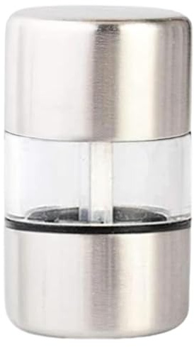 Moulin à sel et poivre, moulin à sel rechargeable, en acier inoxydable