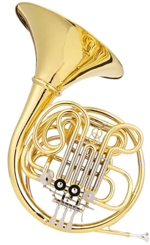 Waldhorn Musikinstrumente Waldhorn Drei Vier Tasten Einzel Und Doppelreihe Bb F Tune Professionelles Blechblasinstrument(C)