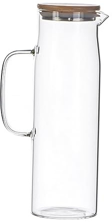 Sosoport Théière Verre Épais Bouilloire Transparente à Jus Volume Important Pour Thé Glacé Et Boissons Maison