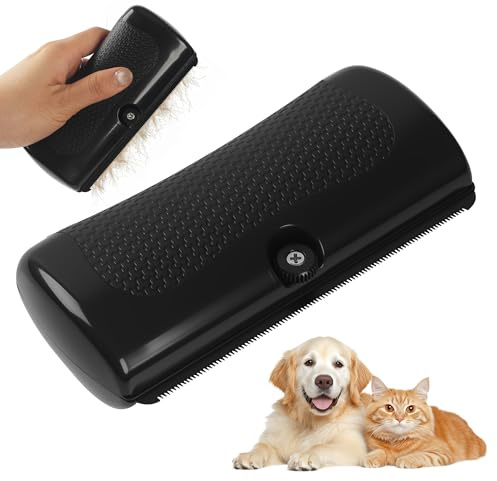 Brosse Chien Poil Court, Brosse de Soin pour Animaux de Compagnie, Morts pour Chiens et Chats, Élimine Sous Poil et Poils Morts, Pour Poils Longs et Courts