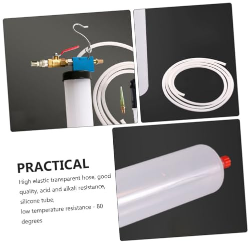 Yardwe Strumento Professionale per Cambio Liquido Freni Auto e Moto Attrezzo per Spurgo Olio Freni DOT Semplice e Veloce Sostituzione Liquido Frenante ad Aria Compressa