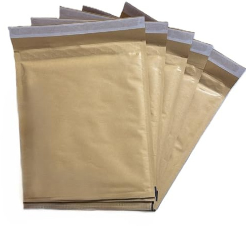 PAIF Buste Postali Imbottite Autosigillanti con Pluriball per Spedizioni (5, 27x36cm)
