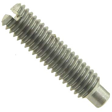 Gewindestift mit Schlitz und Zapfen DIN 417 14 H Stahl blank M 8 x 20-100 Stück