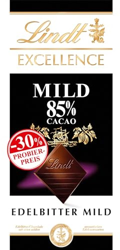 Lindt Schokolade | EXCELLENCE 85% Mild, 100g Tafel, Probierformat, Angebot