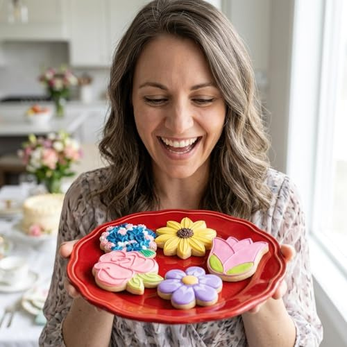 Ann Clark Mother's Day Flower Bouquet Cookie Cutters 5-Pc. Set Made in the USA