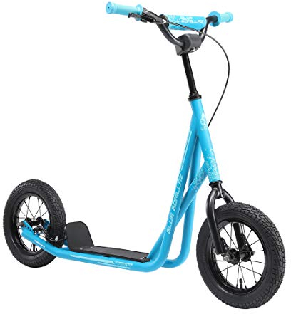 BLUE GORILLAZ Roller Kinderroller Tretroller Kickscooter für Jungen, Mädchen ab 6-7 Jahre | 12 Zoll Scooter mit Luftreifen | Blau