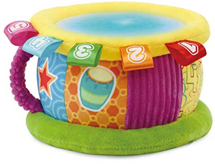 VTech - Tambor luces mágicas | Juguete para bebé +6 meses | Bilingüe español-inglés | Más de 100 canciones, melodías, frases y sonidos | Versión ESP | Multicolor