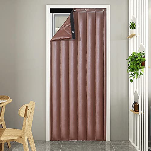 Thermique Isolation Phonique, Rideau De Porte,Rideau Anti Bruit, Rideau En Coton D'hiver, Épaissir PU Panneaux Imperméable Rideau De Partition De Climatiseur Chambre À Coucher De Salon
