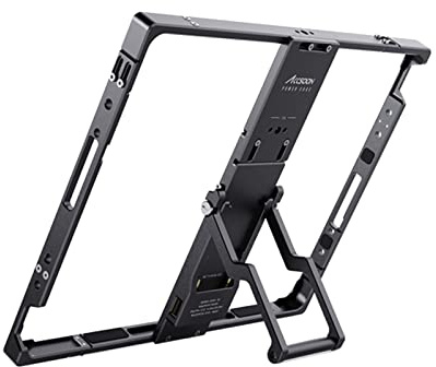 Accsoon CEPC-02 Halterung Stromkäfig für iPad Pro 12.9 Zoll （3., 4., 5. Generation für iPad Stabiler Ständer für RED Komodo Gimbal SLR Mirrorless Cameras Wireless Transmission and Display Kit.