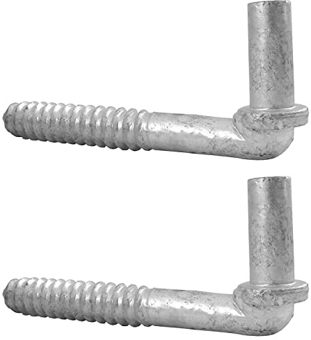 Jake Sales - 4-1/2 In Wood Post Lag Screw Hinge - 5/8 Hinge Pin - 2 Pack