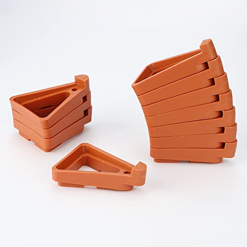 Confezione da 12 Piedini per Vasi da Fiori, Alzate Invisibili per Vasi da Fiori, Portavasi Triangolari, Fioriere da Piccole a Grandi, Supporto per Piante in Vaso, Portavasi per Vasi da(12 pezzi)