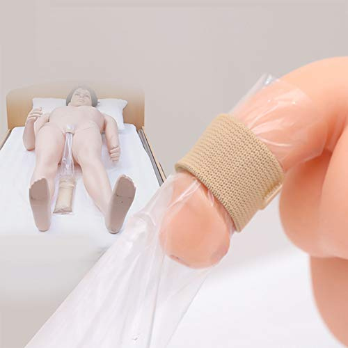 MBROS 50pcs Sacs de Drainage urinaire jetables, Aide à l'incontinence Masculine, Sac collecteur d'urine Portable pour Hommes âgés et handicapés alités