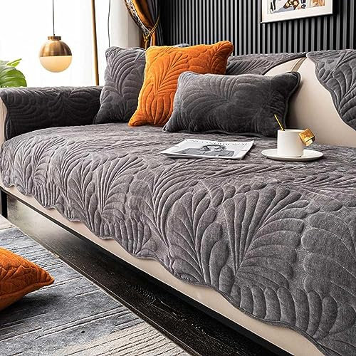 YWQJL Couch Cover Sofabezug Ecksofa L Form couchschoner rutschfest Sofaschoner rutschfest Sofaschutz Sitzfläche Couchhusse for1 2 3 4 Sitzer Schonbezug Sofa Sofahusse,A-70x150cm