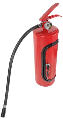 LIFKOME Feuerlöscher Weintank Whiskyflasche Tragetasche für Wein Whiskey Vorratsbehälter Feuerlöscher-Whisky-Bar tragbar Weinschrank Flaschenkasten Metall Mann Verpackung Plastik