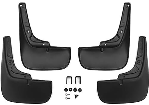 PpeiliL Auto Paraspruzzi per Fiat Ducato 2012-2014, Anteriore Posteriore Parafango Impermeabile Resistente Antispruzzo Accessori