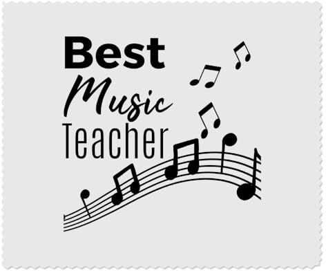 2 x 'Best Music Teacher' Microfibre Lens/Glasses Cleaning Cloths (LC00027647)