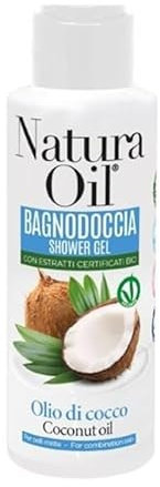 Douche à l'huile de noix de coco