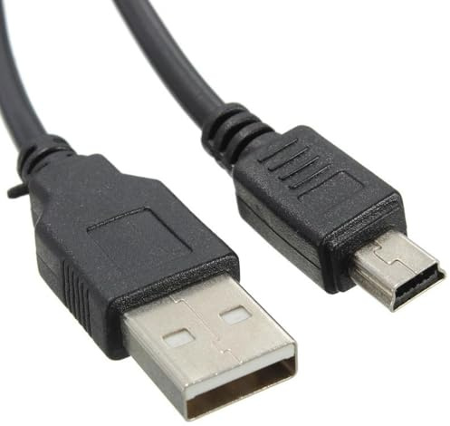 Controller Charger Cable for PS3 – 6ft Extra Long Mini USB Charging Lead with Magnetic Ring – Compatible with PlayStation 3, PS3 Slim, PS Move Controllers, GoPro, Dash Cam, MP3 Players and More