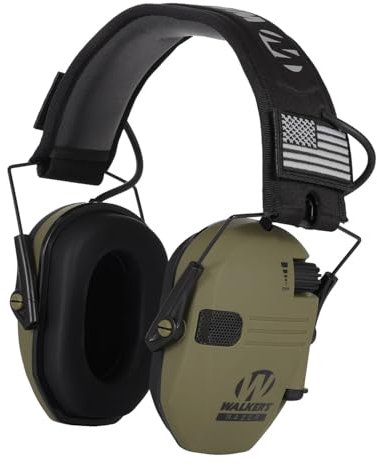 Cache-oreilles actifs pour le tir - Protection auditive électronique - Réduction du bruit - Casque de chasse actif - Casque de protection auditive pliable