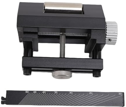 Luocute Angle Fixed Honing Guides, Woodworking Chisels Planes Sharpening Jig Kit, Durable Sharpening System with Aluminum Alloy for Kitchen Tools, Water Stones and Oil Stones (Black)