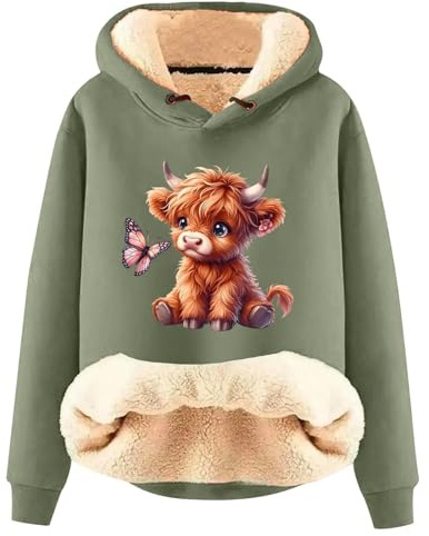 highland cow gifts hooded blanket women ladies fleece jackets running gear women womens fleece christmas jumper dress jumpers ladies jackets womans jumper pink palm puff hoodie sweater women's hoodies