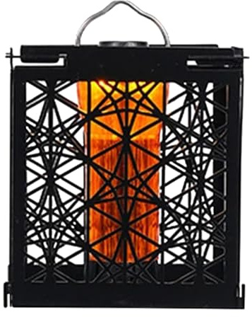 Iron Lamp Shade - Iron Hollow Detachable Portable Camping Supplies - Tree Shadow Lamp Shade - for Porch Lawn Outside Balcony Deck Poolside Courtyard Front Porch Doorstep Entryway