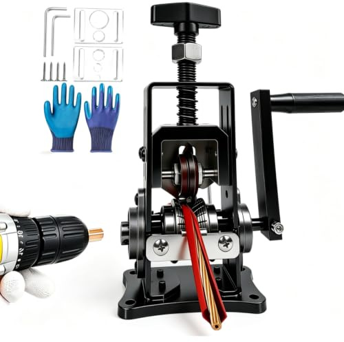 Manual Wire Stripper Machine, 0.06-1 Wire Stripping Machine, Wire Stripping Tool for 1.5-25mm Scrap Wire Copper Wire Stripper Aluminum Alloy Frame Drill Powered Cable Stripper for DIY Cable