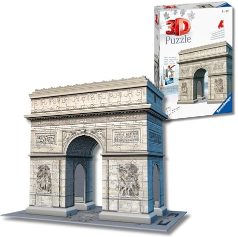 Ravensburger - Puzzle 3D Arco di Trionfo | Puzzle 3D per Adulti E Bambini A Partire dagli 10 Anni | Modellismo da Costruire Adulti di 216 Pezzi | Regalo Bambino 10 Anni E più