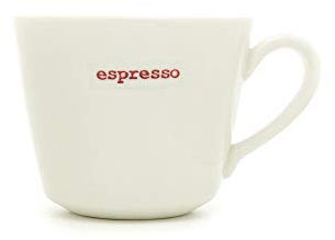 Keith Brymer Jones - Word Range - Ceramic Espresso Cup - Espresso - 100ml
