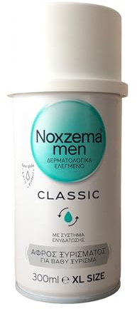Noxema, espuma de afeitar protectora, clásica, 300 ml