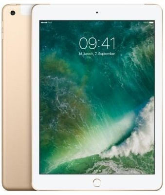 Apple iPad (5th Generation, 9.7-inch, 2017), 128GB, Wi-Fi + Cellular, Gold (Renewed)