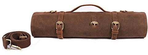 Grand sac à couteaux de chef, couteau en toile, sac 11 poches, étui de rangement pour ustensiles de cuisine pour cuisiniers professionnels et étudiants en cuisine.