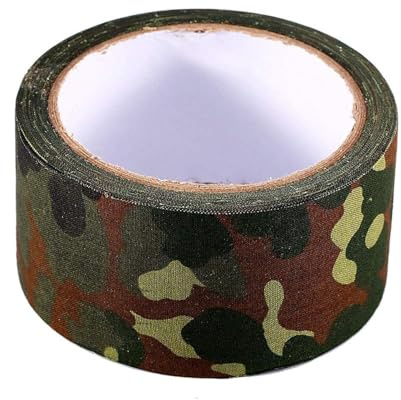 VBESTLIFE -Gewebeband, 10 m, bionisches Tarnband, wasserdicht, Jagd, Jagd, deutscher Fleck
